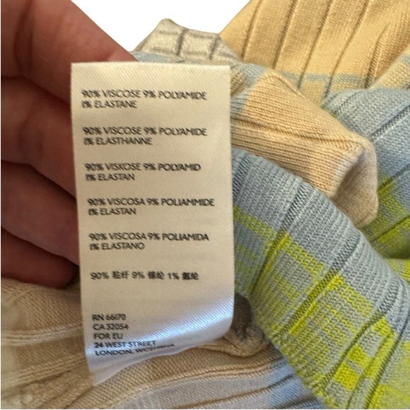 Daily Practice x Anthropologie - Tuvalu Stripe Rib Knit Racerback Dress Sz XS - Picture 10 of 10